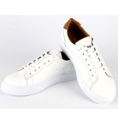 Basket Albatros Blanc/Camel